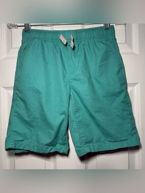 Lands' End Boys Teal Elastic Waist Shorts